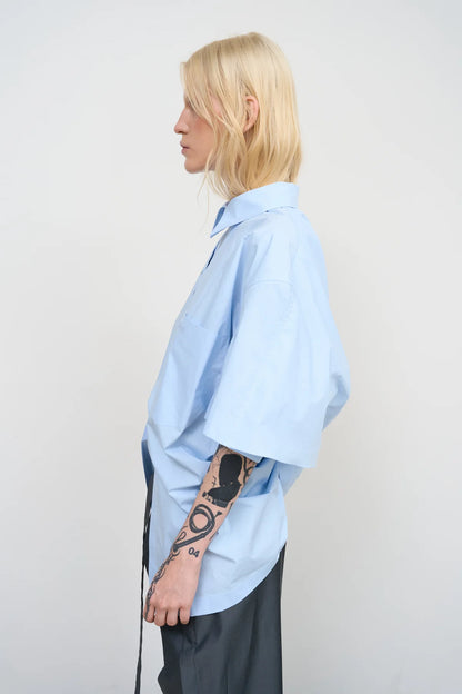 BLUE COTTON SHIRT