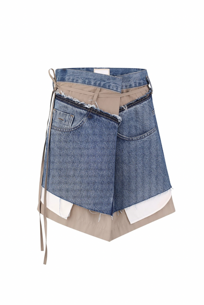 LILI DENIM MINI SKIRT