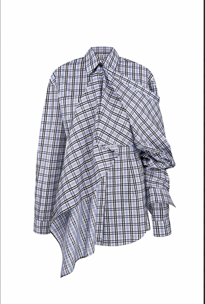 PALERINE CHECKERED COTTON SHIRT