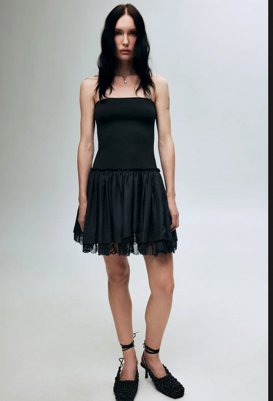 BLACK MINI TUTU-DRESS