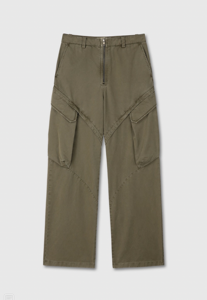 GARMENT-DYED CARGO PANTS