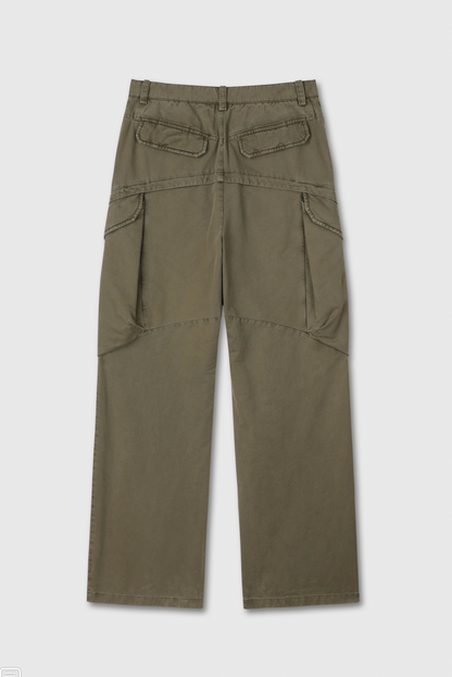 GARMENT-DYED CARGO PANTS