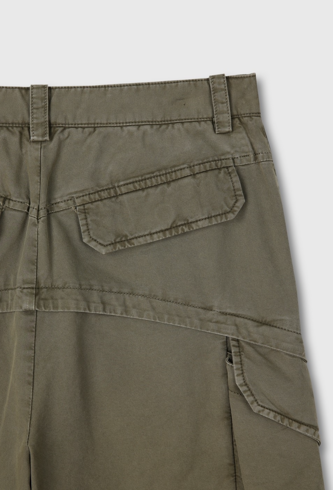 GARMENT-DYED CARGO PANTS