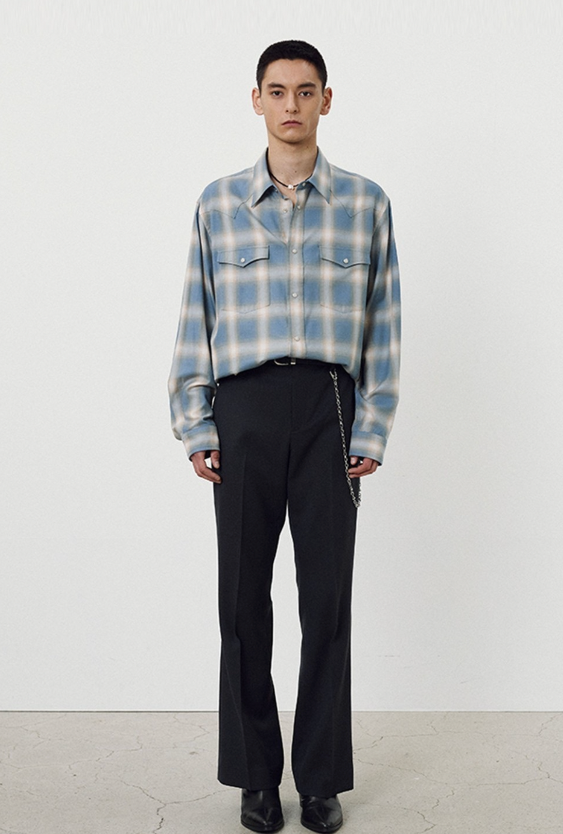 CHECKED COTTON SHIRT