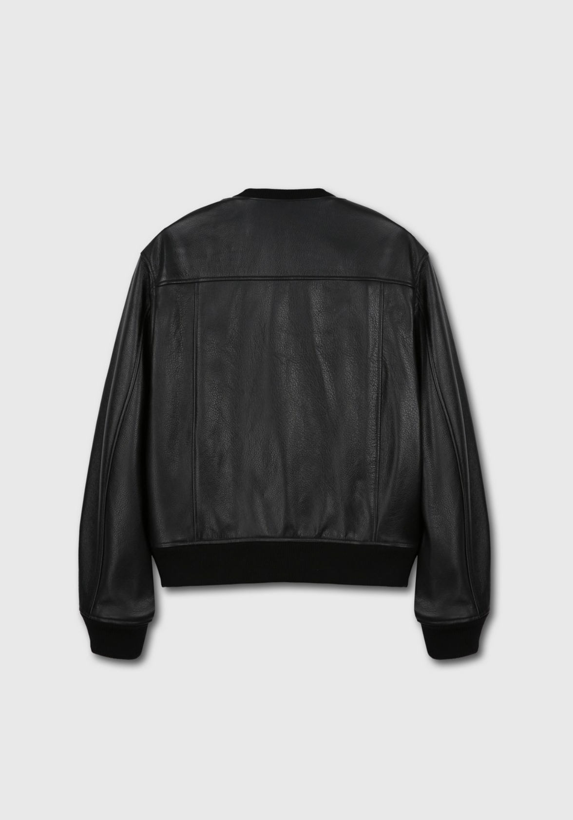 CALF LEATHER BOMBER JACKET