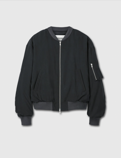 RAYON BOMBER JACKET