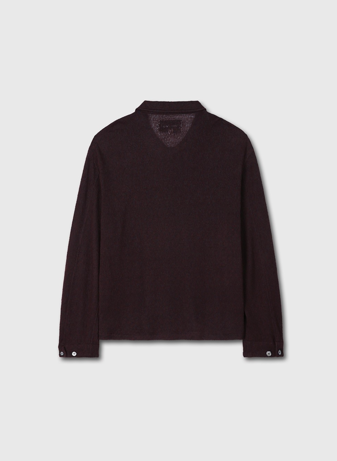 TEXTURED WOOL BLOUSON