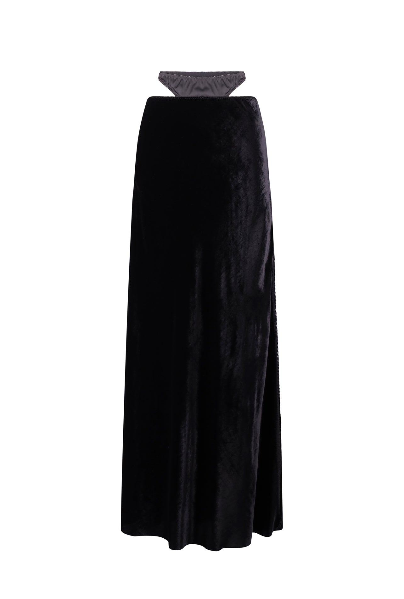 ROMINA VELVET MAXI SKIRT