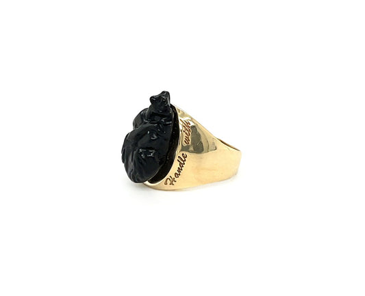 ONYX CARE 3D HEART RING