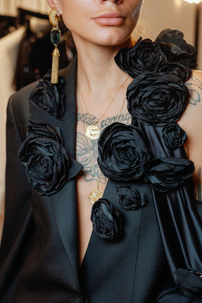 HANDCRAFTED FLOWER COUTURE JACKET