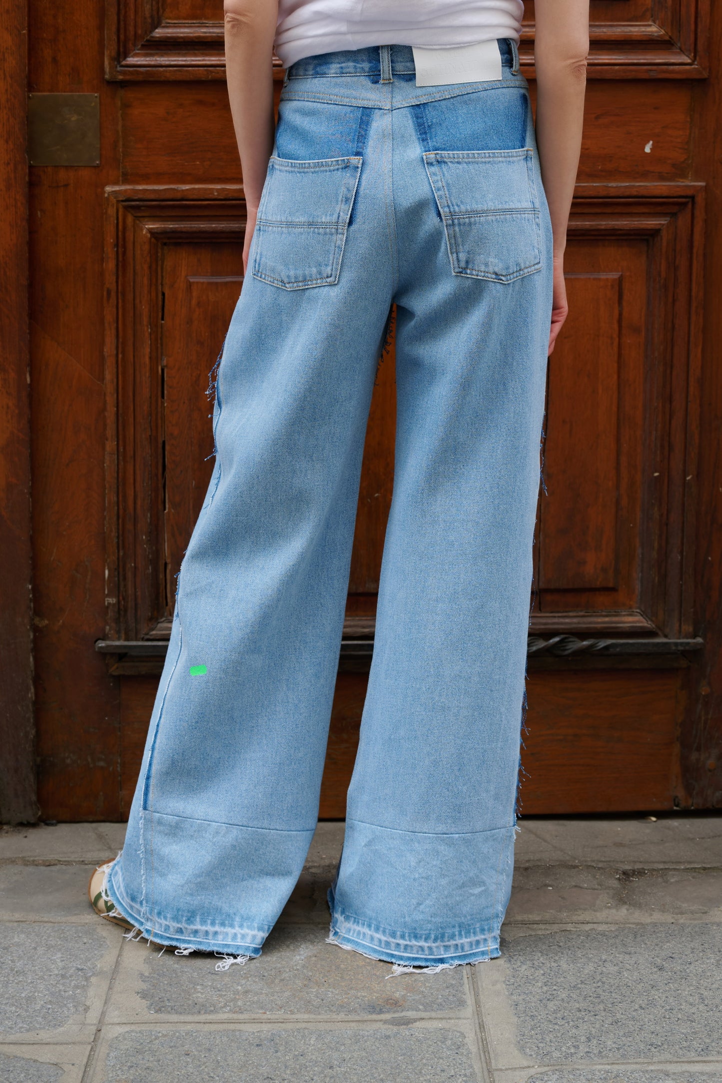 REWORKED WIDE JEANS