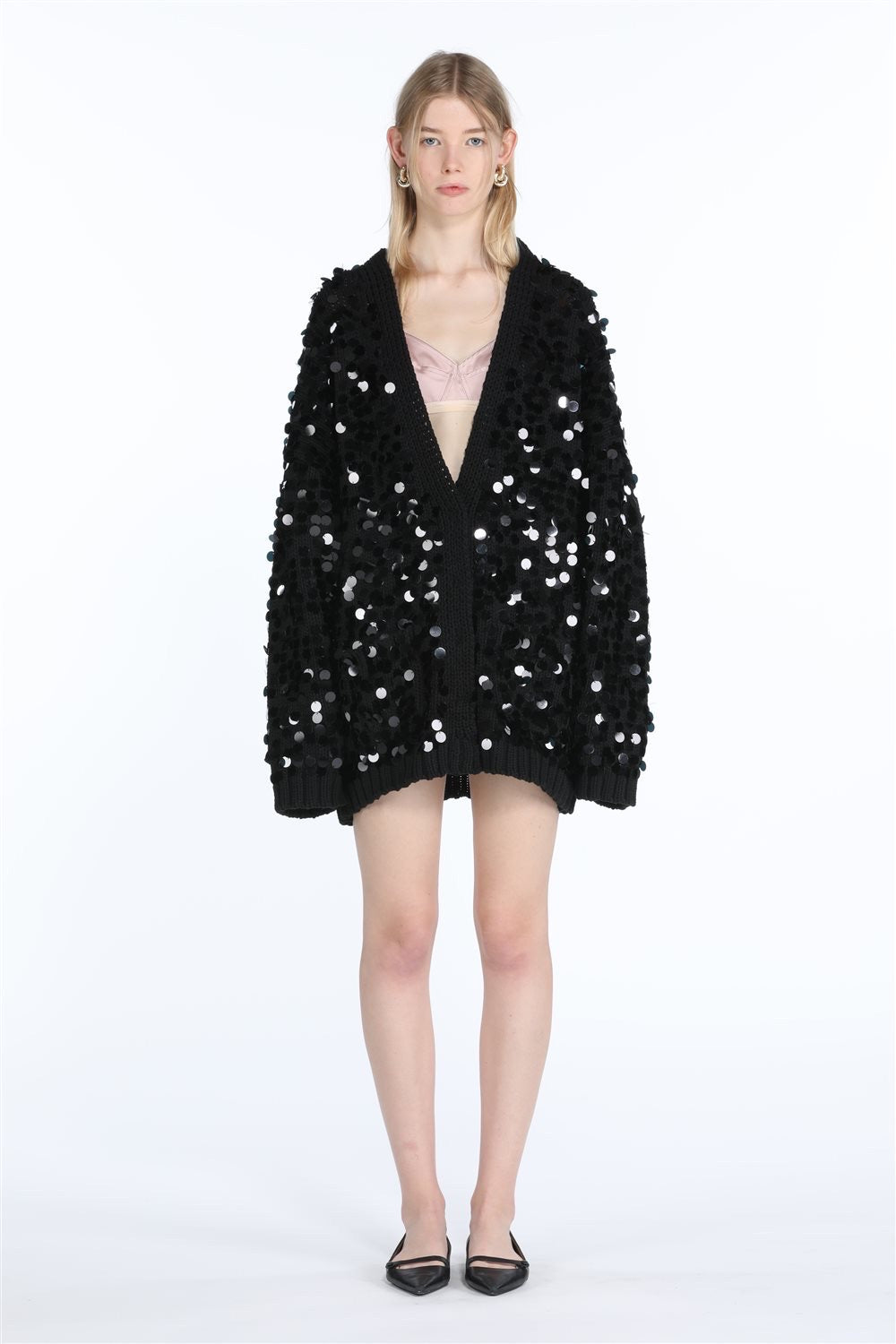 SEQUIN CARDIGAN