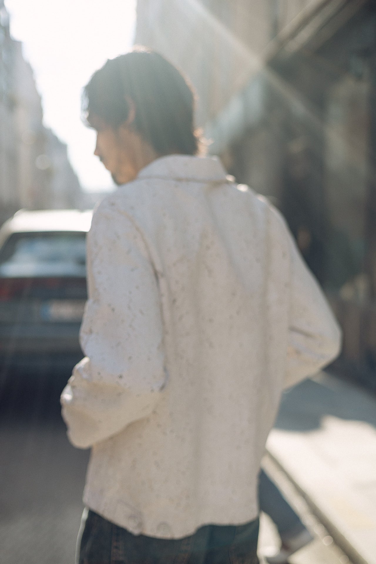 PAINTED LACE JACKET