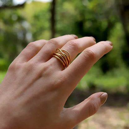 BILLOW RING GOLD