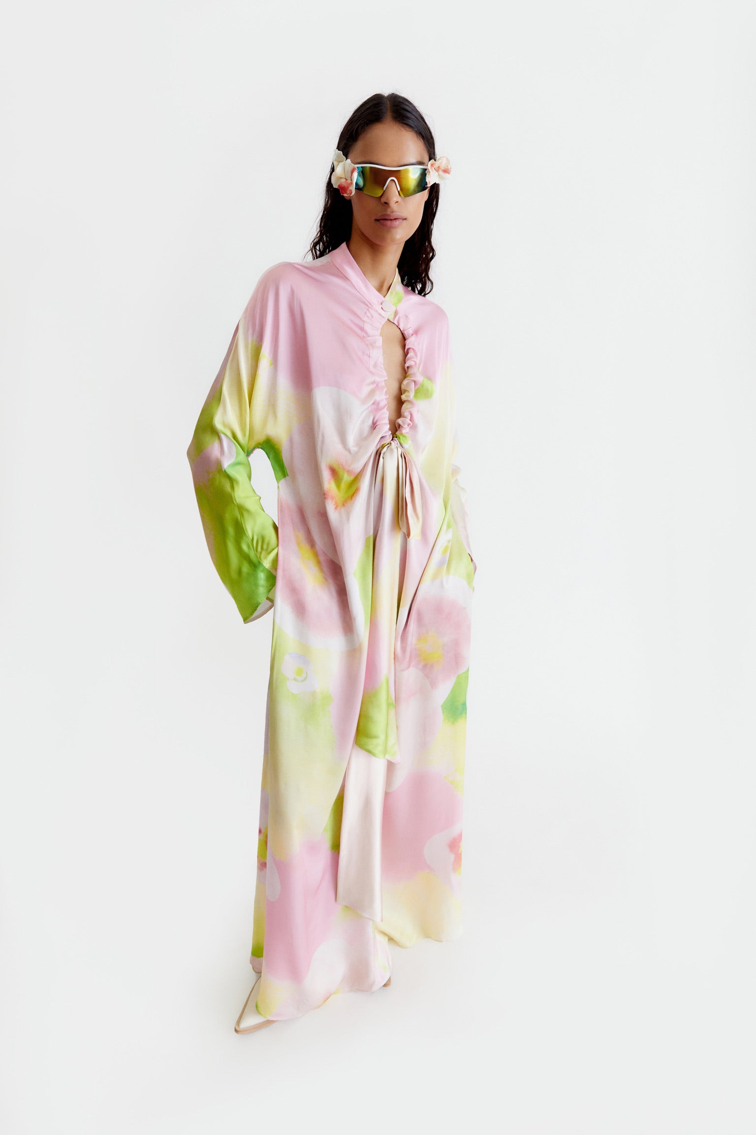 FLOWERFULL SILK MAXI DRESS – ITEMS Paris 3e