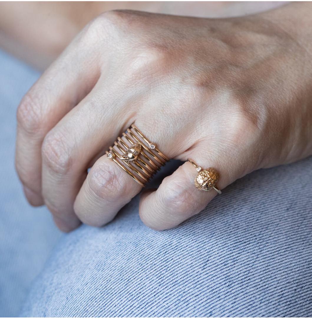 ANATOMICAL TINY BRAIN RING