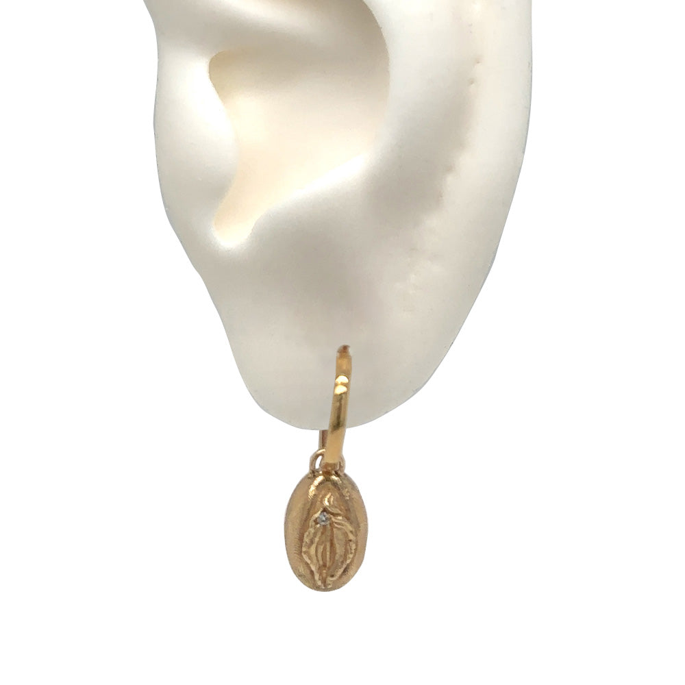 DIAMOND CLITORIS EARRINGS