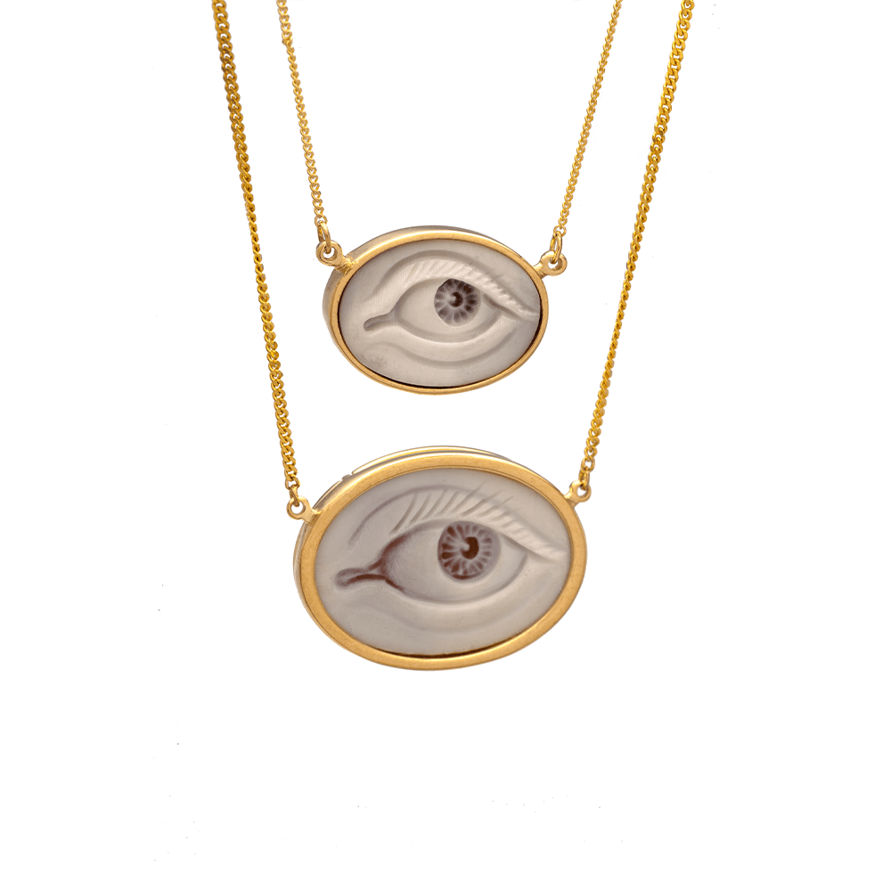 DON'T LOOK BACK EYE - SMALL NECKLACE