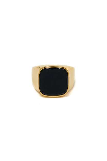 BLACK STONE RING