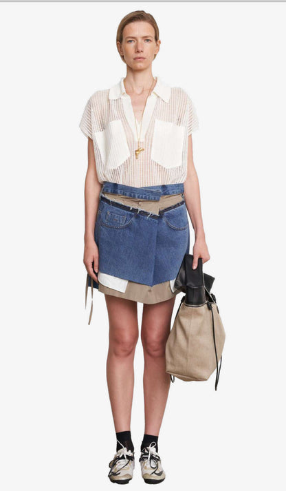 LILI DENIM MINI SKIRT