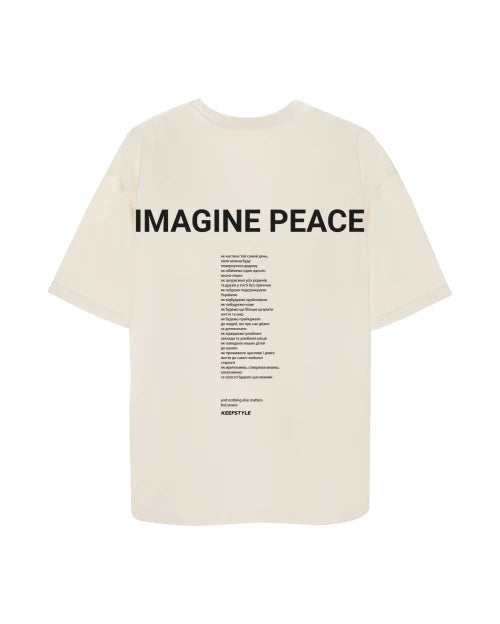 T-SHIRT IMAGINE PEACE