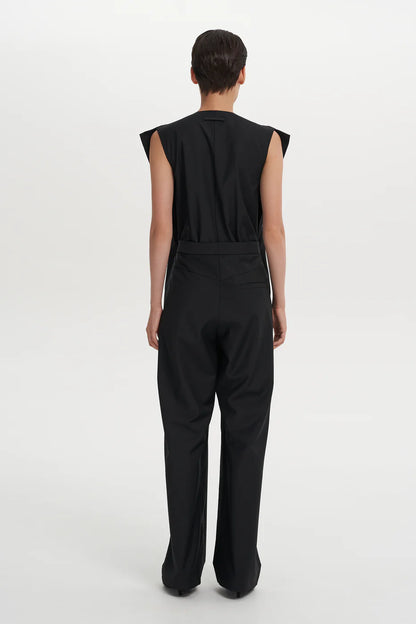 ZIPPED COMBAT JUMPSUIT