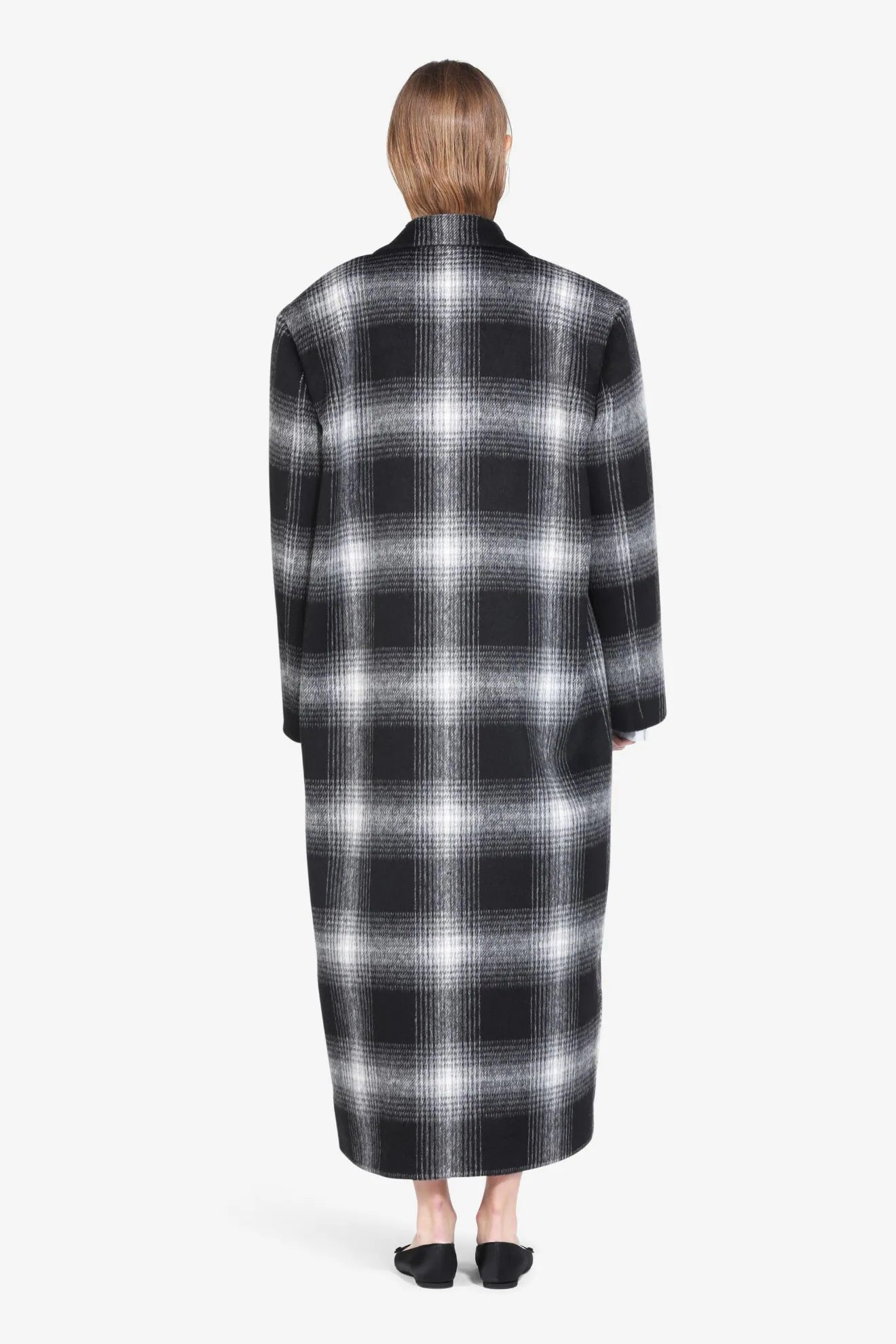 OVERSIZED CHECKED COAT