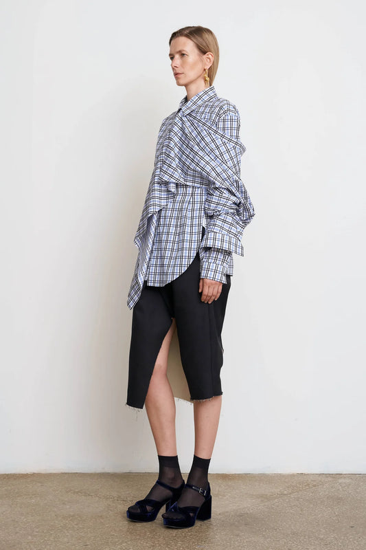 PALERINE CHECKERED COTTON SHIRT