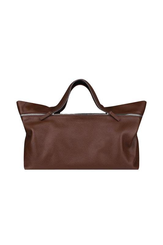 ZIP BAG BROWN