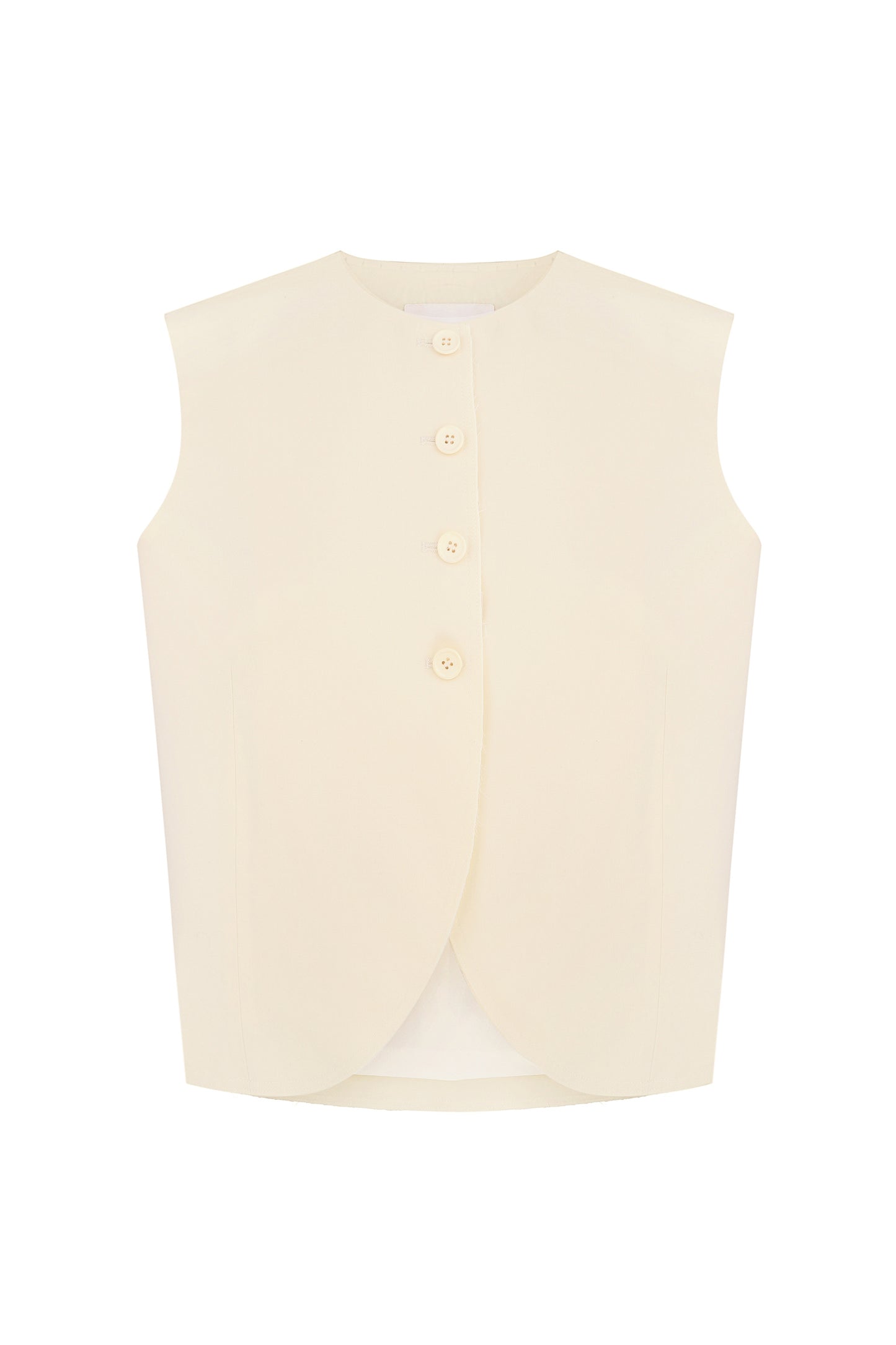 VANILLA COTTON VEST