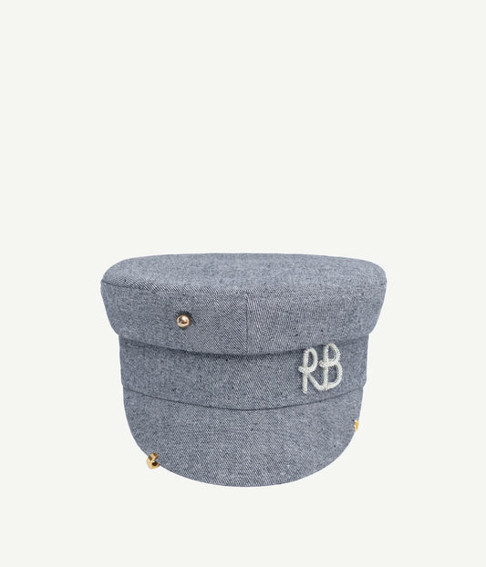 PIERCED BAKER BOY CAP