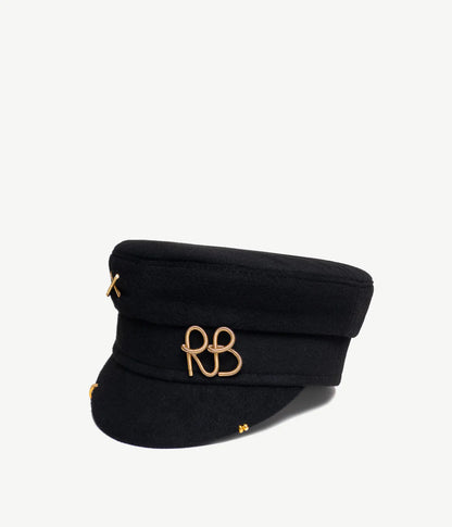 PIERCING-INSPIRED BAKER BOY CAP