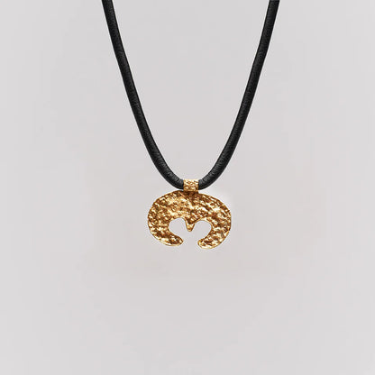 GOLD PLATED BRASS LUNNITSA AMULET