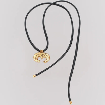 GOLD PLATED BRASS LUNNITSA AMULET