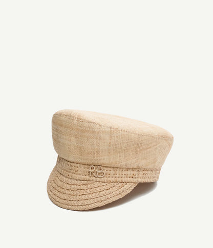 STRAW BAKER BOY CAP