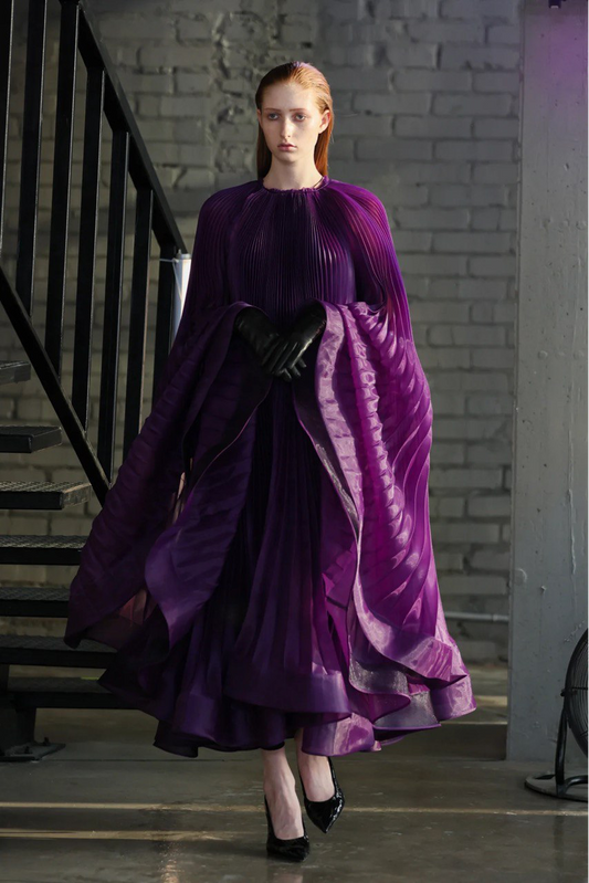 VIRGIN VIOLET DRESS