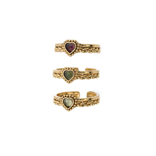 AIDA FRONT HEART RING