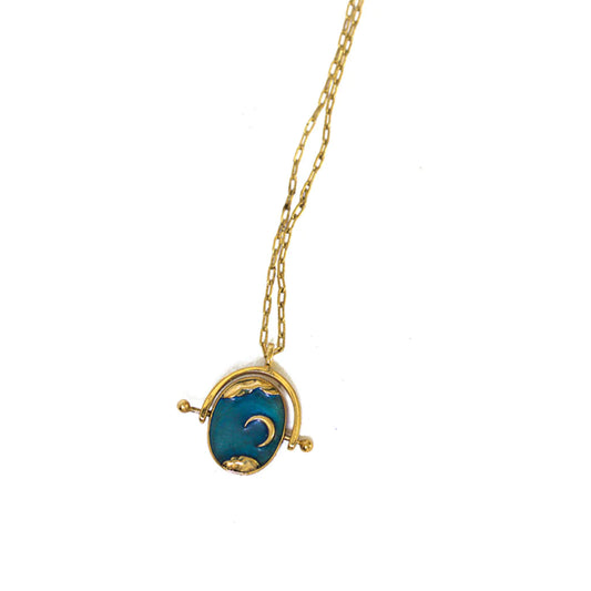 SACHA PIVOT MOON PENDANT